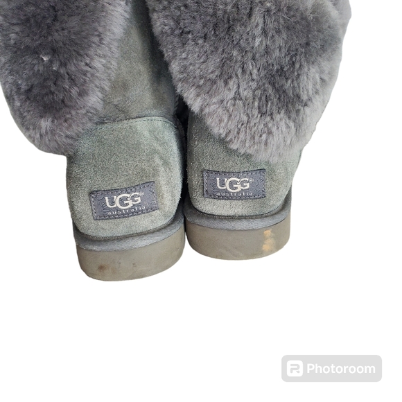 UGG grey Bailey button boots size 9 - Picture 4 of 8